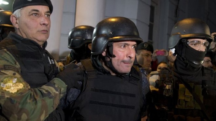 Argentina ex-minister arrested over cash bags at monastery